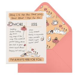 6-Pack Em & Friends Julia Rothman Empathy More/Less Greeting Cards (ISBN: 9781642465839)