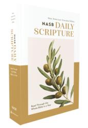 NASB, Daily Scripture, Paperback, White/Olive, 1995 Text, Comfort Print (ISBN: 9780310465485)
