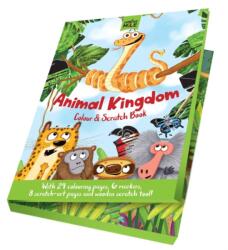Animal Kingdom Colour and Scratch Book (ISBN: 9781923286788)