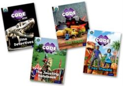 Project X CODE Extra: Turquoise Book Band, Oxford Level 7: Castle Kingdom and Forbidden Valley, Mixed Pack of 4 (ISBN: 9780198363583)