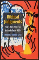Biblical Judgments (ISBN: 9780472056583)