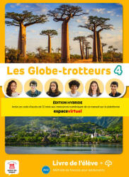 Les Globe-trotteurs 4 - Edition hybride - Livre de l'eleve audio MP3. A2 (ISBN: 9788411570237)