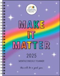 Positively Present 12-Month 2025 Monthly/Weekly Planner Calendar (ISBN: 9781524887148)