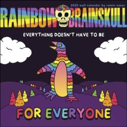 Rainbow Brainskull 2025 Wall Calendar (ISBN: 9781524891145)