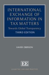 International Exchange of Information in Tax Matters (ISBN: 9781800884908)
