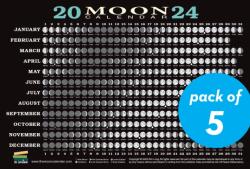 2024 Moon Calendar Card (ISBN: 9781615199792)