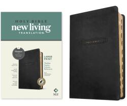 NLT Large Print Thinline Center-Column Reference Bible (ISBN: 9781496489951)