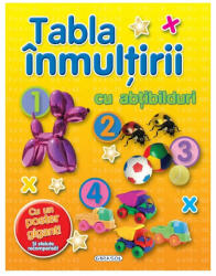 Tabla inmultirii cu abtibilduri (ISBN: 9786065255982)
