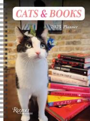 Cats & Books 12-Month 2025 Planner Calendar (ISBN: 9780789344595)