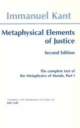 Metaphysical elements of Justice (ISBN: 9780872204188)