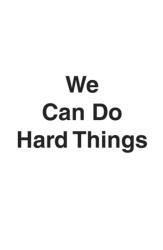 We Can Do Hard Things (ISBN: 9781785045769)