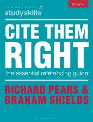 Cite Them Right (ISBN: 9781350477261)