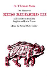 History of King Richard III and Selections from the English and Latin Poems (ISBN: 9780300019254)