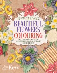 The Kew Gardens Beautiful Flowers Colouring Kit (ISBN: 9781398848092)