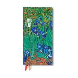Van Gogh's Irises Slim 12-month Horizontal Hardback Dayplanner 2025 (ISBN: 9781408757642)