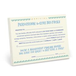 Em & Friends Permission to Give No Fucks Notepad (ISBN: 9781642464108)