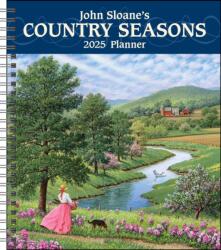 John Sloane's Country Seasons 12-Month 2025 Monthly/Weekly Planner Calendar (ISBN: 9781524895402)