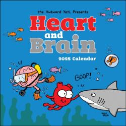 Heart and Brain 2025 Wall Calendar (ISBN: 9781524889418)