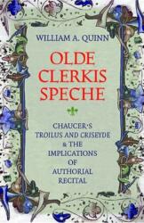 Olde Clerkis Speche (ISBN: 9780813235684)