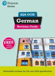 Pearson Revise AQA GCSE German Revision Guide incl. audio, quiz & video - for 2026, 2027 exams (ISBN: 9781292739694)