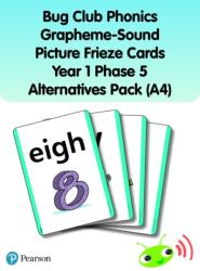 Bug Club Phonics Grapheme-Sound Picture Frieze Cards Year 1 Phase 5 alternatives (ISBN: 9781292439761)