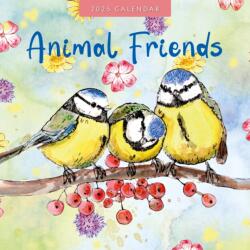 Animal Friends 2025 Square Wall Calendar (ISBN: 9781804426807)