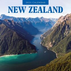 New Zealand 2025 Square Wall Calendar (ISBN: 9781804426388)