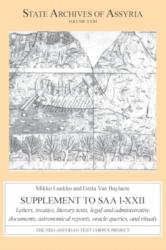 Supplement to SAA I-XXII (ISBN: 9789515185846)