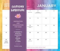 Everyday Gratitude: Inspiration and Organization for 2025 (ISBN: 9781523526635)