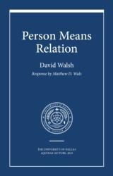 Person Means Relation (ISBN: 9781587316739)