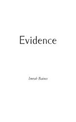 Evidence (ISBN: 9781800314788)
