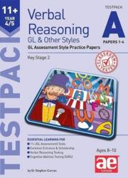 11 Verbal Reasoning Year 4/5 GL & Other Styles Testpack A Papers 1-4 (ISBN: 9781911553588)