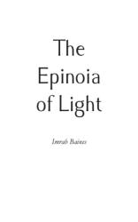 Epinoia of Light (ISBN: 9781789553970)