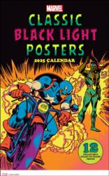 Marvel Classic Black Light 2025 Poster Calendar (ISBN: 9781419774294)