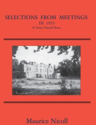 Selections from Meetings in 1953 (ISBN: 9789492590190)