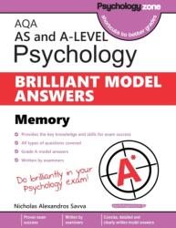 AQA Psychology BRILLIANT MODEL ANSWERS: Memory: AS and A-level (ISBN: 9781906468613)