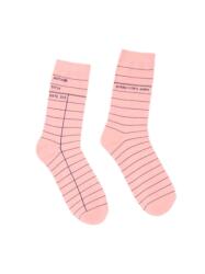 Library Card (Pink) Socks - Large (ISBN: 9780593275269)