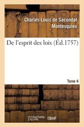 de l'Esprit Des Loix (ISBN: 9782013081375)