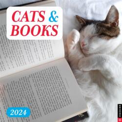 Cats & Books 2024 Wall Calendar (ISBN: 9780789343291)