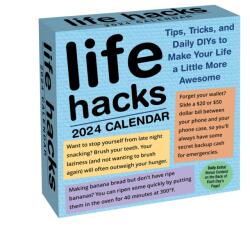 Life Hacks 2024 Day-to-Day Calendar (ISBN: 9781524880217)
