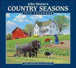 John Sloane's Country Seasons 2024 Deluxe Wall Calendar (ISBN: 9781524880095)