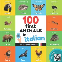 100 first animals in italian (ISBN: 9782384121632)