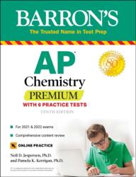 AP Chemistry Premium, 2022-2023: Comprehensive Review with 6 Practice Tests an Online Timed Test Option (ISBN: 9781506264103)