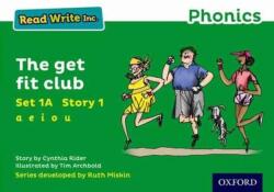Read Write Inc. Phonics: Green Set 1A Storybook 1 The get fit club (ISBN: 9780198371434)