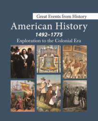 Great Events from History: American History, Exploration to the Colonial Era (ISBN: 9781637004586)