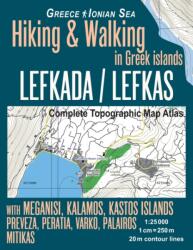 Lefkada / Lefkas Complete Topographic Map Atlas 1 (ISBN: 9781718664883)