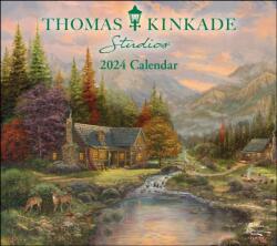 Thomas Kinkade Studios 2024 Deluxe Wall Calendar (ISBN: 9781524883508)