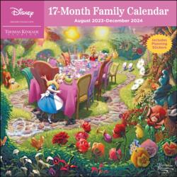 Disney Dreams Collection by Thomas Kinkade Studios: 17-Month 2023-2024 Family Wall Calendar (ISBN: 9781524883645)