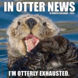 In Otter News 2024 12 X 12 Wall Calendar (ISBN: 9781549234040)