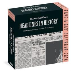 New York Times Headlines in History Page-A-Day Calendar 2024 (ISBN: 9781523524105)